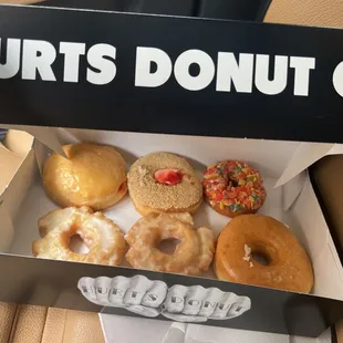 1/2 Dirty Dozen - You Choose the Donut Selection  Absolutely Delicious! Donuts were fresh and there were a huge selection!