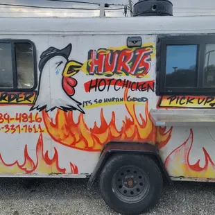 Hurts hot chicken truck.