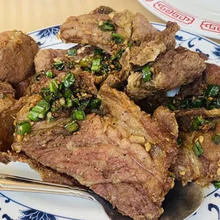 Salt and pepper pork chops