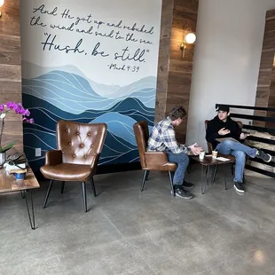 Comfy setting, menu for today