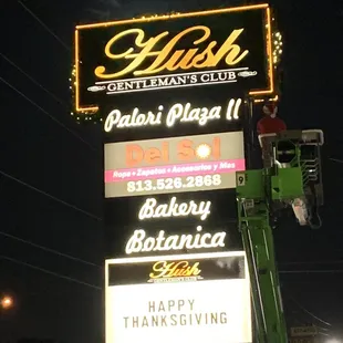 a neon sign for a restaurant