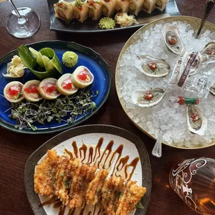 food, oysters and mussels