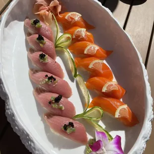 sushi and sashimi, sashimi, food, sushi