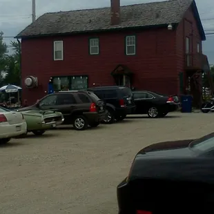 cars parked in a parking lot