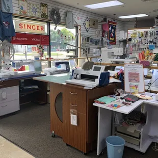sewing machines galore!