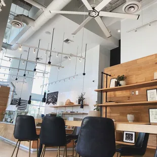 Indoor seating area