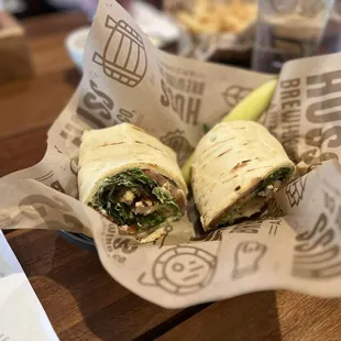 Greek chicken wrap-$14.90