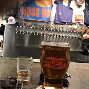 House IPA and Raspberry Wheat Sample