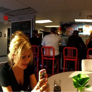 Very nice environment inside! Love the music they're playing too!