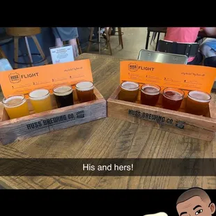 Flight of beers!