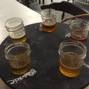 Rotating flights tray