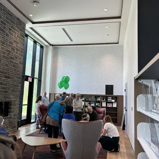 History area/ indoor fireplace