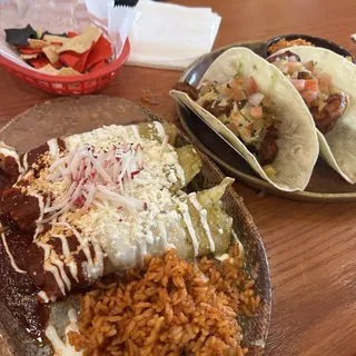 Slow Cooked Carnitas Enchiladas
