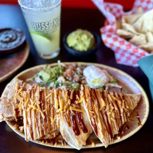 BBQ CHICKEN QUESADILLA
