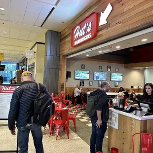 customers in a restaurant