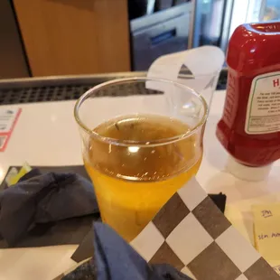 Cold draft Bud Light