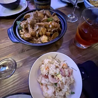 Braised chicken with potatoes