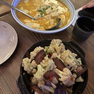 Crab meat tofu