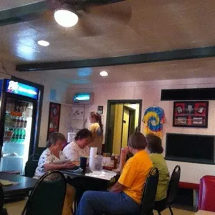 sushi and sashimi, interior