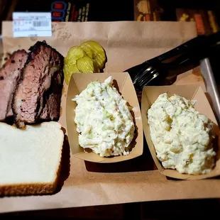 a variety of food items