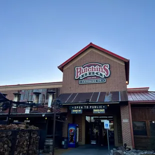 front of the restaurant