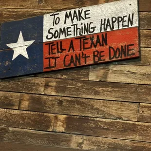 Love the "can-do attitude" of Texans!