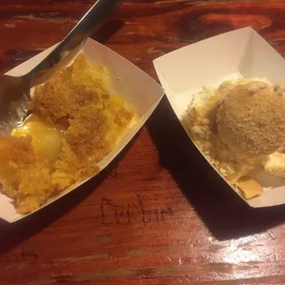 Peach Cobbler, Banana Pudding