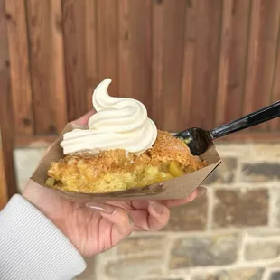 Peach Cobbler was a hit for me