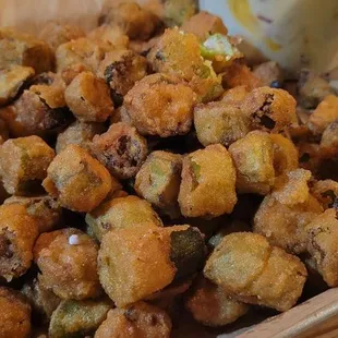 Fried okra