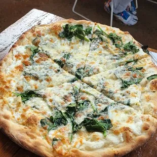 Spinach Ricotta Pizza