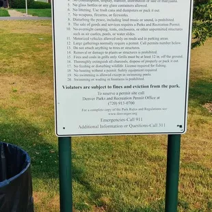 Park rules