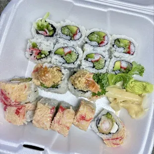 sushi and sashimi, sushi, sashimi, food