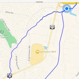 London Bridge Creek paddle, aka Lynnhaven Mall loop