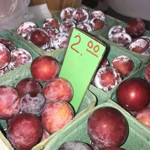 Fresh Plums $2.00