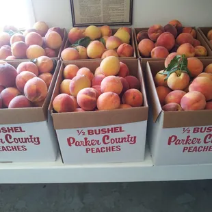 Fresh Texas peaches!