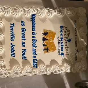 Cakes for final performance