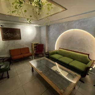 upstairs lounge area
