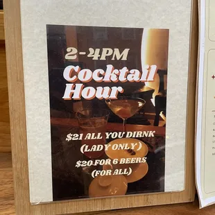 Cocktail hour