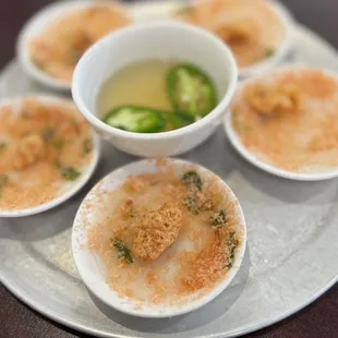 a plate of food on a table