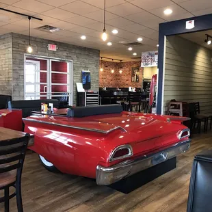 The kids love to sit in the car