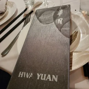 Fancy spot with a crumbling menu