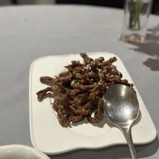Dry Sauteed Tangy Crispy Beef