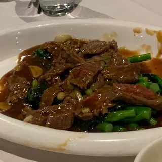 Chinese Broccoli with Beef Brisket
