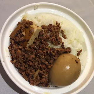 Traditional Taiwanese Minced Pork over Rice