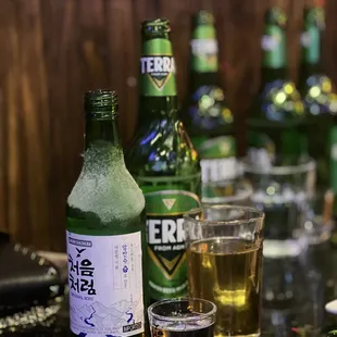 Soju and beer