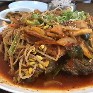 Pork with vegetables