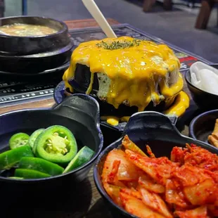 Volcano steamed egg