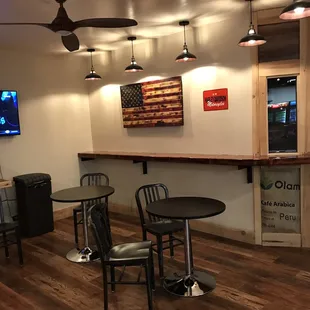 interior, sushi and sashimi
