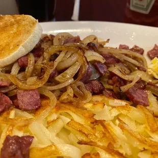 Corned Beef Hash and Eggs