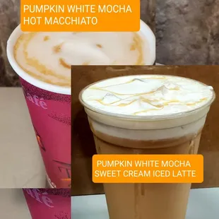 Pumpkin drinks